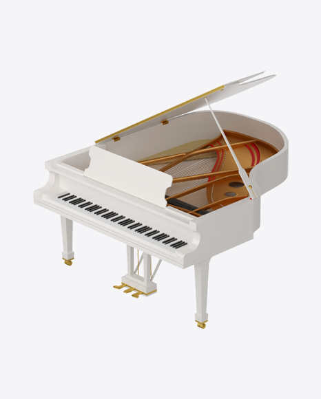 Free White Grand Piano