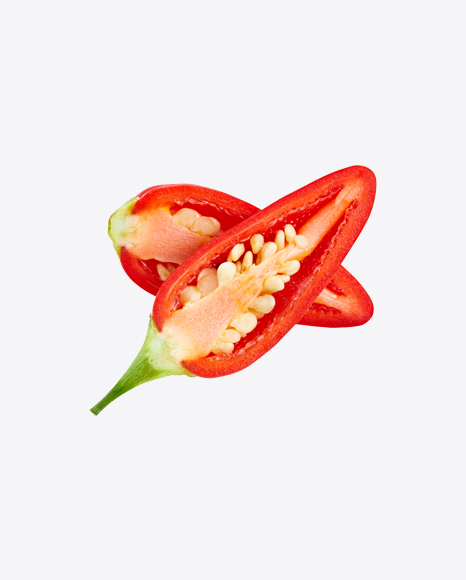 Free Halfs of Red Chili Pepper