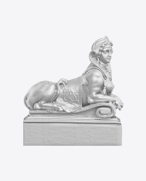 Free Woman Sphinx Sculpture