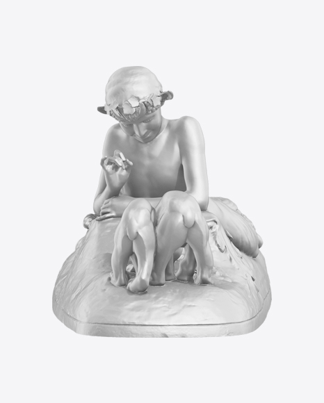 Free Faun with dogs Sculpture