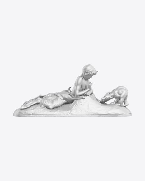 Free Faun with dogs Sculpture