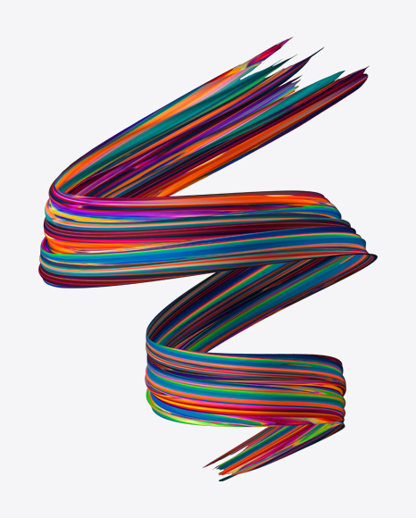 Free Colored Abstract Object