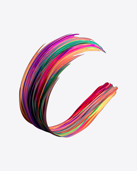 Free Colored Abstract Object