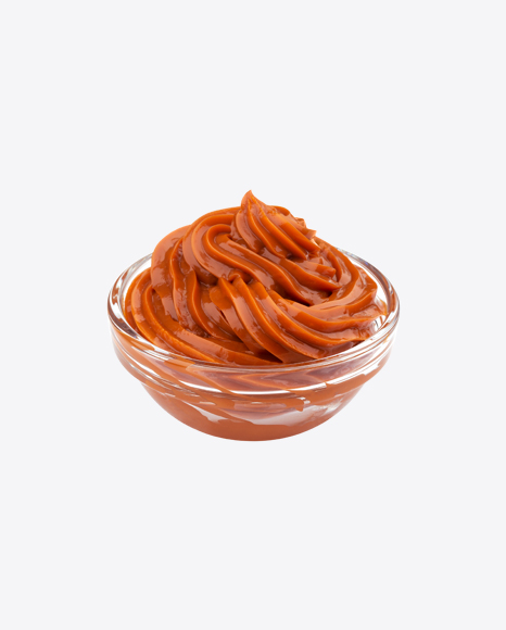 Free Caramel in Glass Bowl