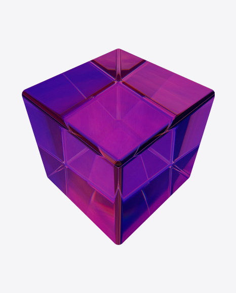 Free Purple Cube Object