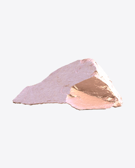 Golden Rough Rock PNG Image