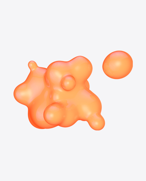 Free Orange Metaball Element