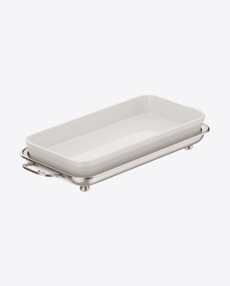 Free Metal Serving Tray with Dish