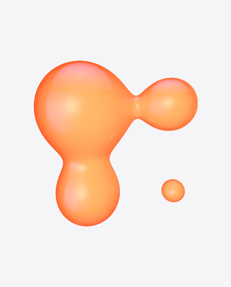 Free Orange Metaball Element