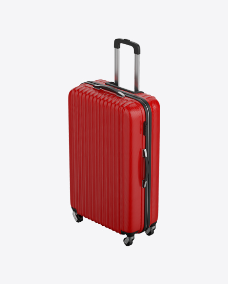 Free Red Rolling Suitcase