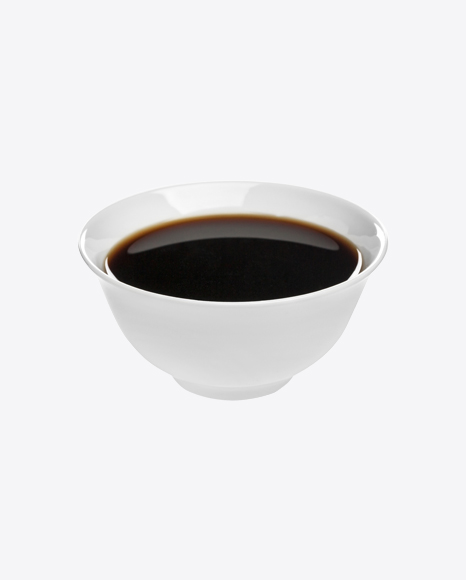 Free Soy Sauce in Ceramic Bowl