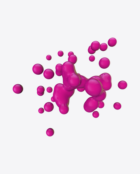 Free Pink Metaball Element
