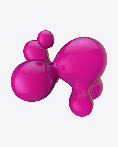 Free Pink Metaball Element