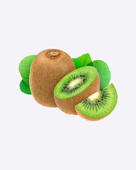 Free Kiwi Fruits w/ Leaves