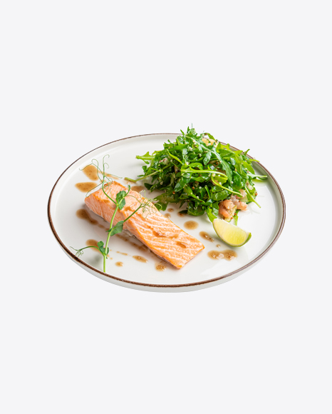 Free Salmon w/ Ruccola Salad