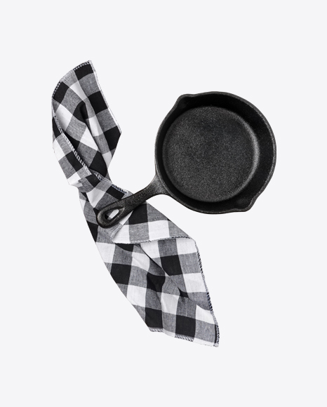 Free Cast Iron Pan w/ Linen Towel