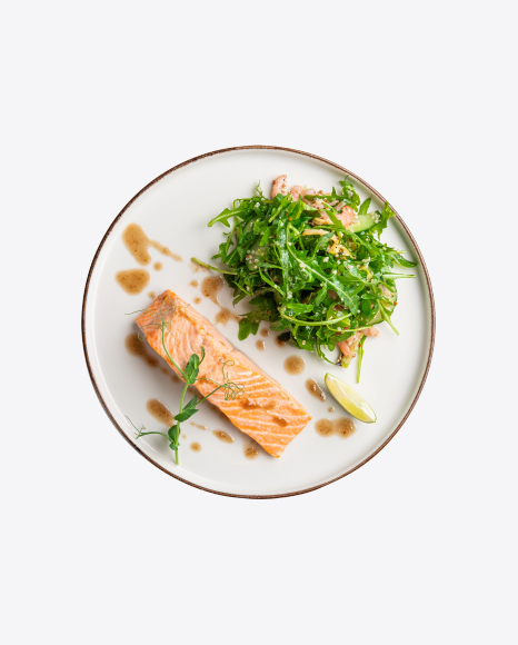 Free Salmon w/ Ruccola Salad