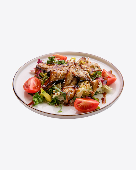 Free Mixed Salad with Roasted Eel