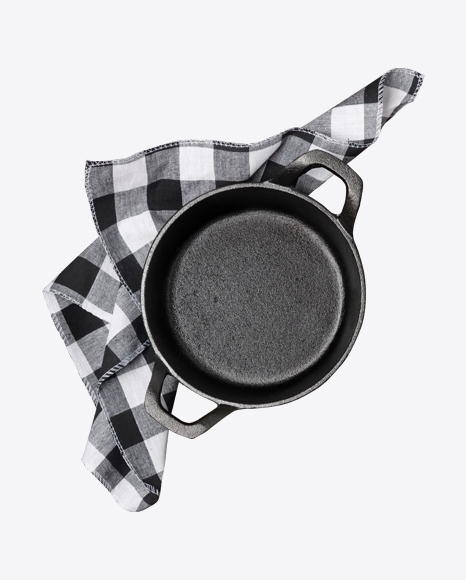 Free Cast Iron Pan w/ Linen Towel