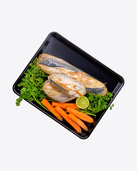 Free Baked Fish w/ Greens & Carrots