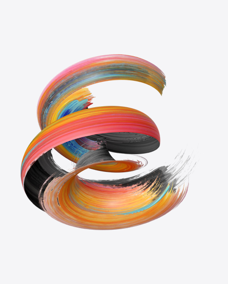 Free Colorfull Paint Stroke