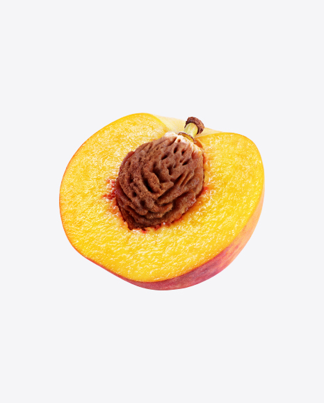 Free Half of Peach with Seed
