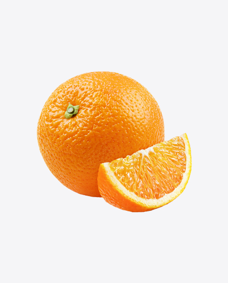 Free Orange with Slice
