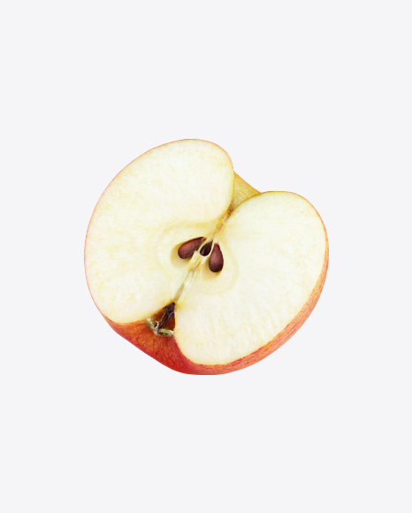 Free Half of Red Apple