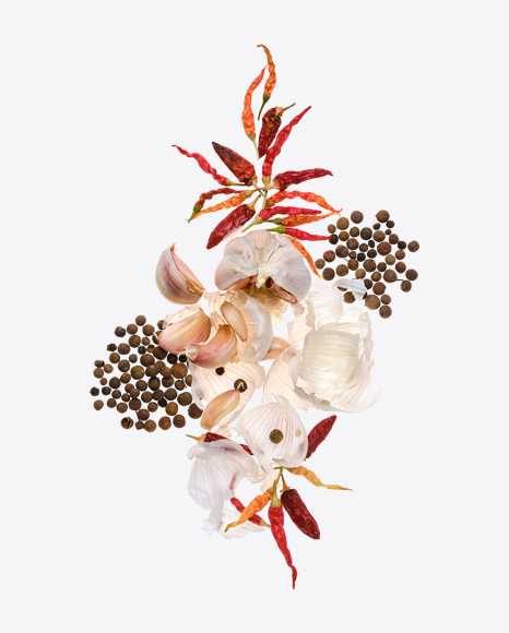 Free Garlic & Dried Chili Pepper and Black Pepper Set