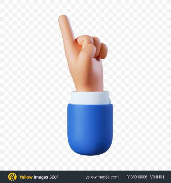 Download Download Cartoon Hand Pointing Gesture Transparent Png On Yellow Images