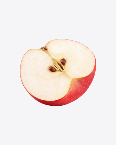 Free Half of Red Apple