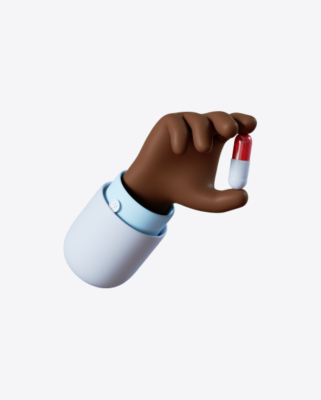 Free Doctor Hand Holding Red Pill