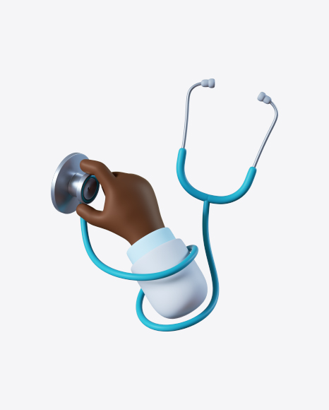 Free Doctor Hand with Stethoscope
