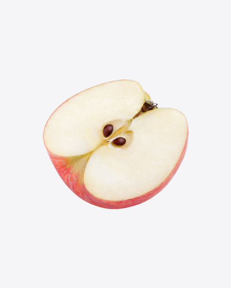 Free Half of Red Apple