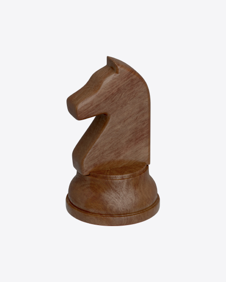 Free Chess Black Knight Piece