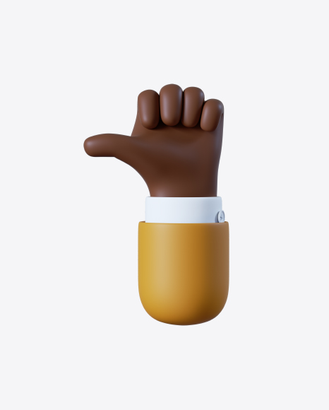 Free Cartoon Hand Thumbs Up Gesture