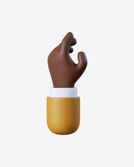 Free Cartoon Hand Relax Gesture