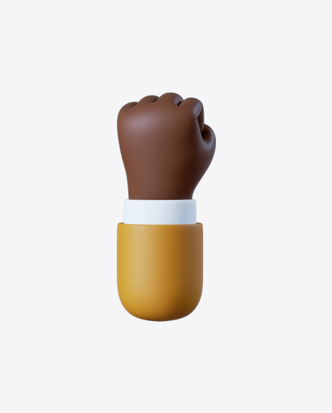 Free Cartoon Hand Fist Gesture