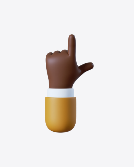 Free Cartoon Hand Pointing Gesture