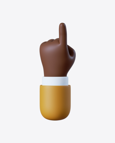 Free Cartoon Hand Pointing Gesture