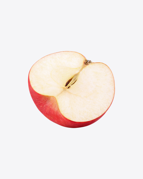 Free Half of Red Apple