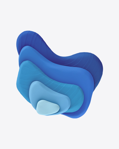 Free Blue Abstract Object