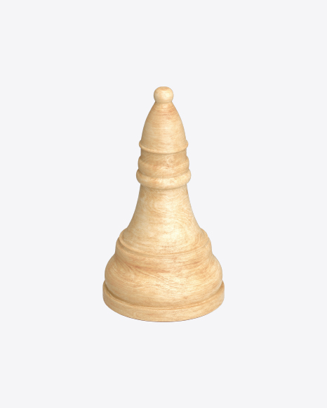 Free Chess White Bishop Piece
