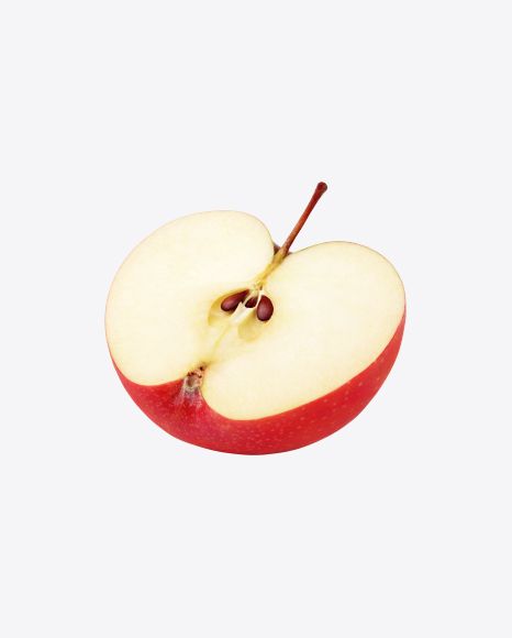 Free Half of Red Apple