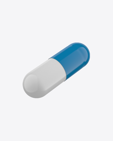 Free Blue and White Pill