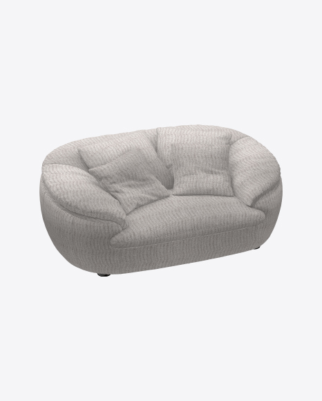 Free Fabric Sofa with Pillows