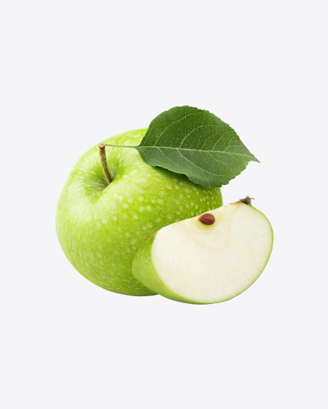 Free Green Apple with Slice