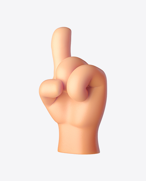Free Pointed Hand Icon