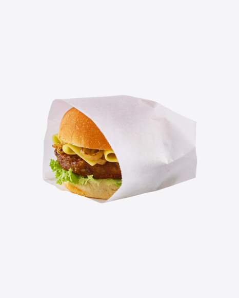 Free Vegan Cheeseburger in Paper Wrap