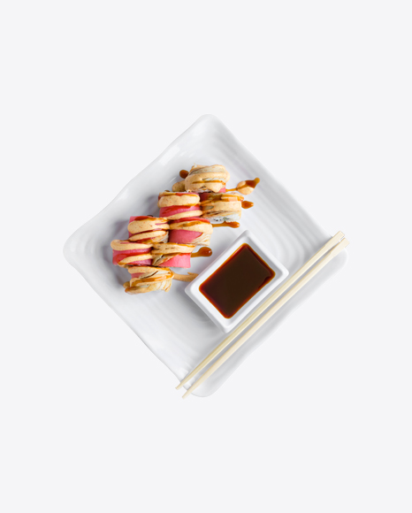 Free Rainbow Roll w/ Soy Sauce & Chopsticks